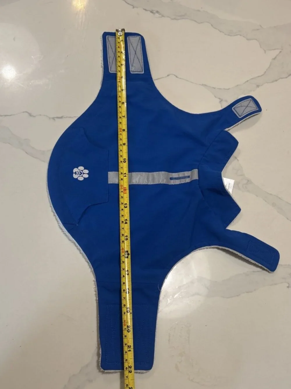 Free Country Waterproof Doggy Rain Jacket XS Blue